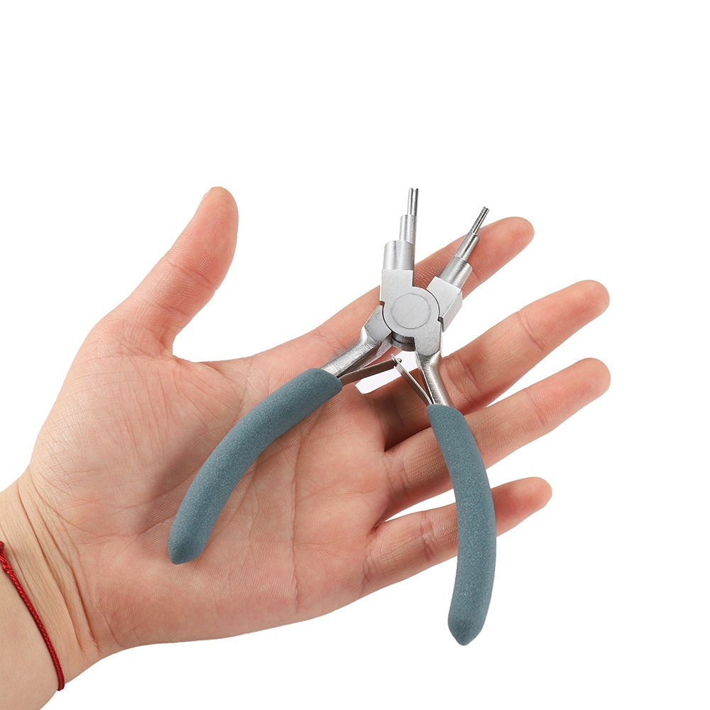 55# steel hand pliers, jewelry pliers, 5-inch mini pliers, chromium-vanadium steel stainless pointed pliers, jewelry tool pliers pic 40