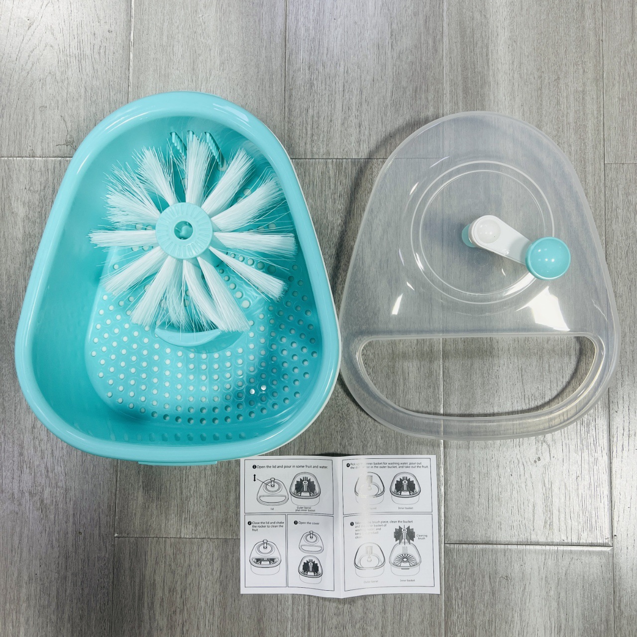 洗水果神器免手洗果蔬清洗机去农残物去污渍洗蔬菜沥水篮厂家直销详情1