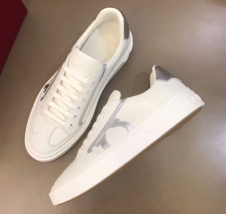 真皮男板鞋欧洲站拼色系带小白鞋平底牛皮防臭黑色时尚休闲单鞋潮详情17