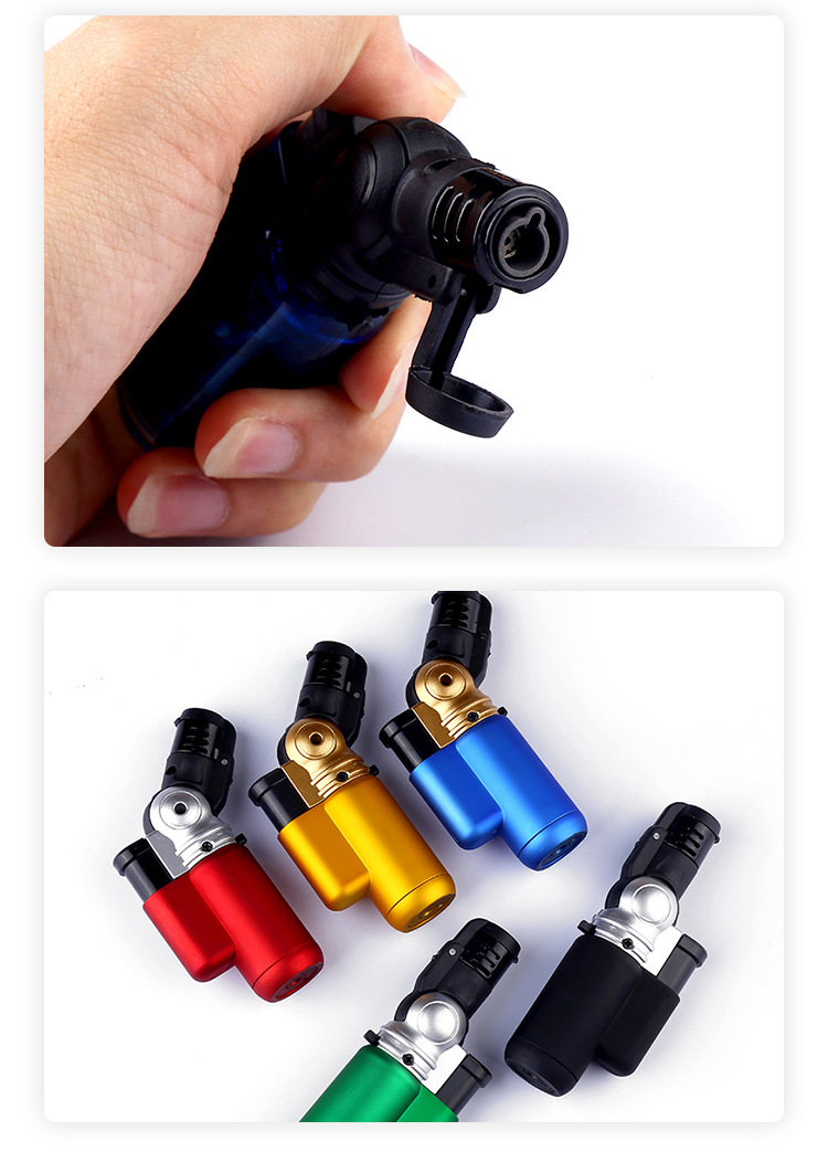 跨境创意小巧户外便携小焊枪直冲喷火可充气式防风打火机厂家直供详情11