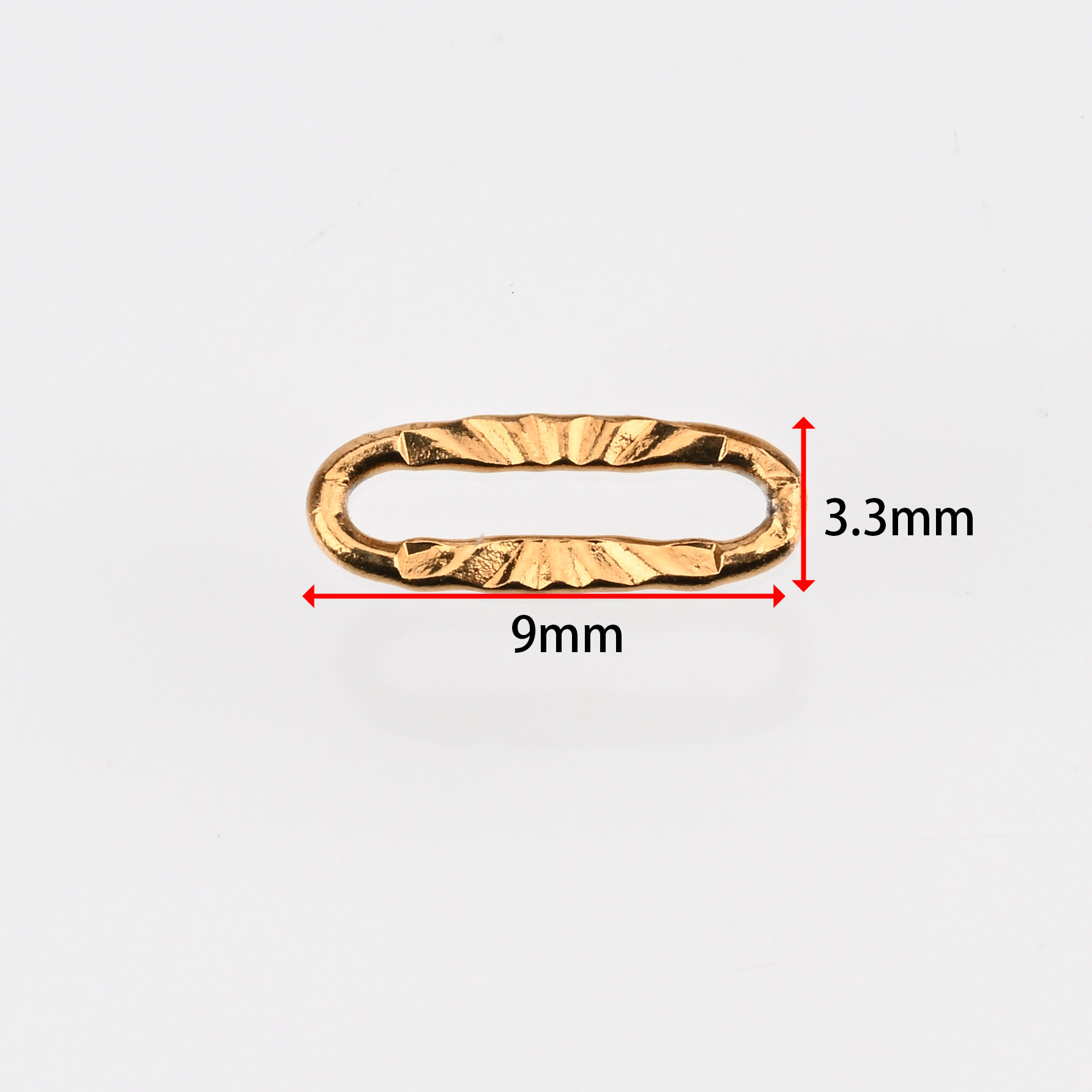 Cross-border best-selling stainless steel PVD vacuum electroplated chain flat wire long cross pressed sunflower pattern chain accessories pic 1