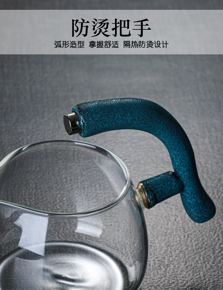 Wholesale of fully automatic glass creative tea infusers for Gongfu tea sets, household simple and lazy tea brewing sets and teapot sets pic 18