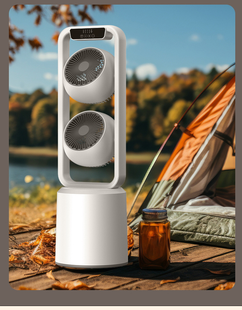 双向直流台地两用扇空气循环扇露营扇大功率空调扇定时变频电风扇详情24