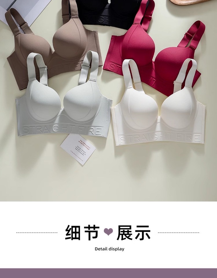 收腋下副乳内衣女大胸显小聚拢防下垂大码调整型矫正外扩胸型文胸详情16