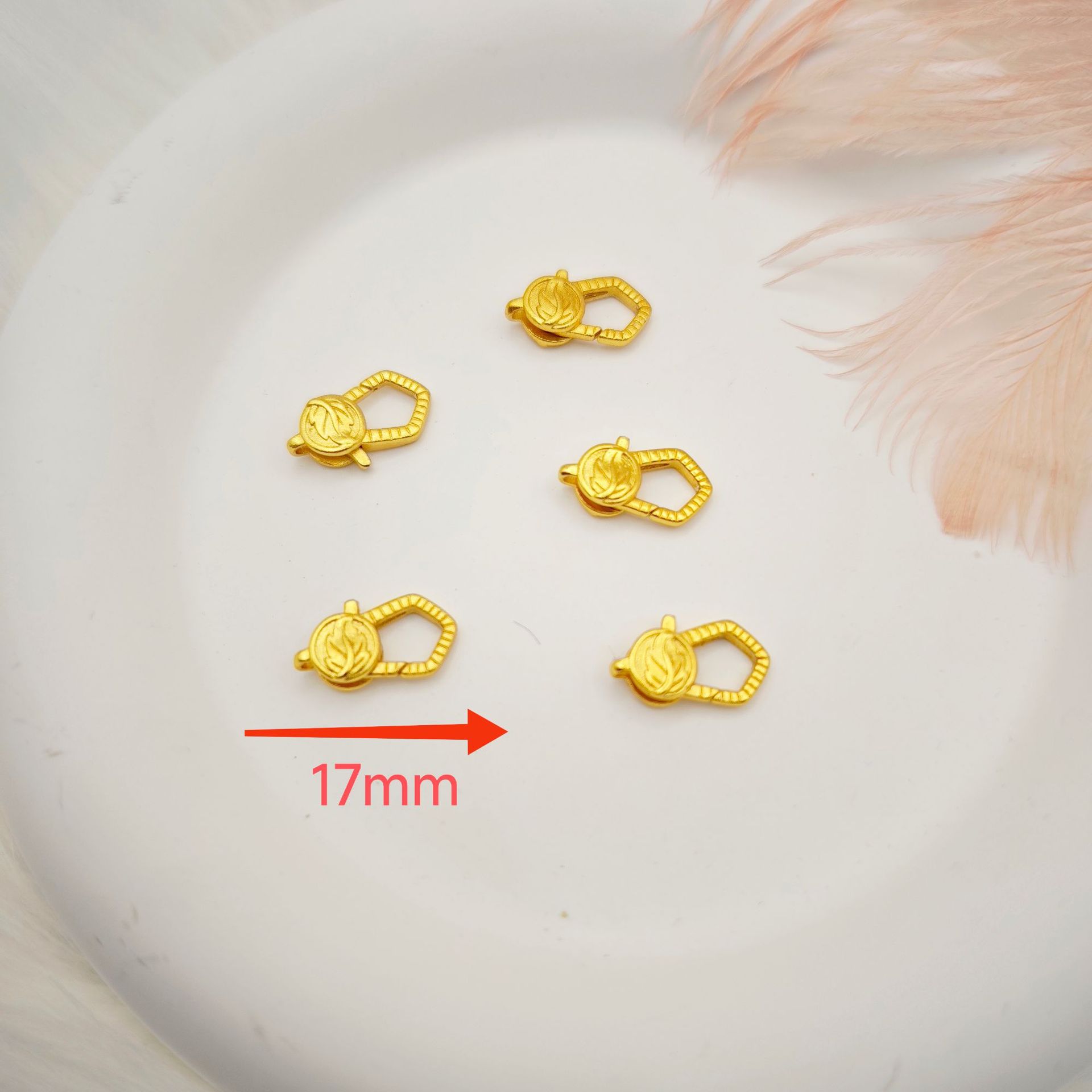 保色古法金饰品扣异型扣diy手链项链扣连接扣详情27