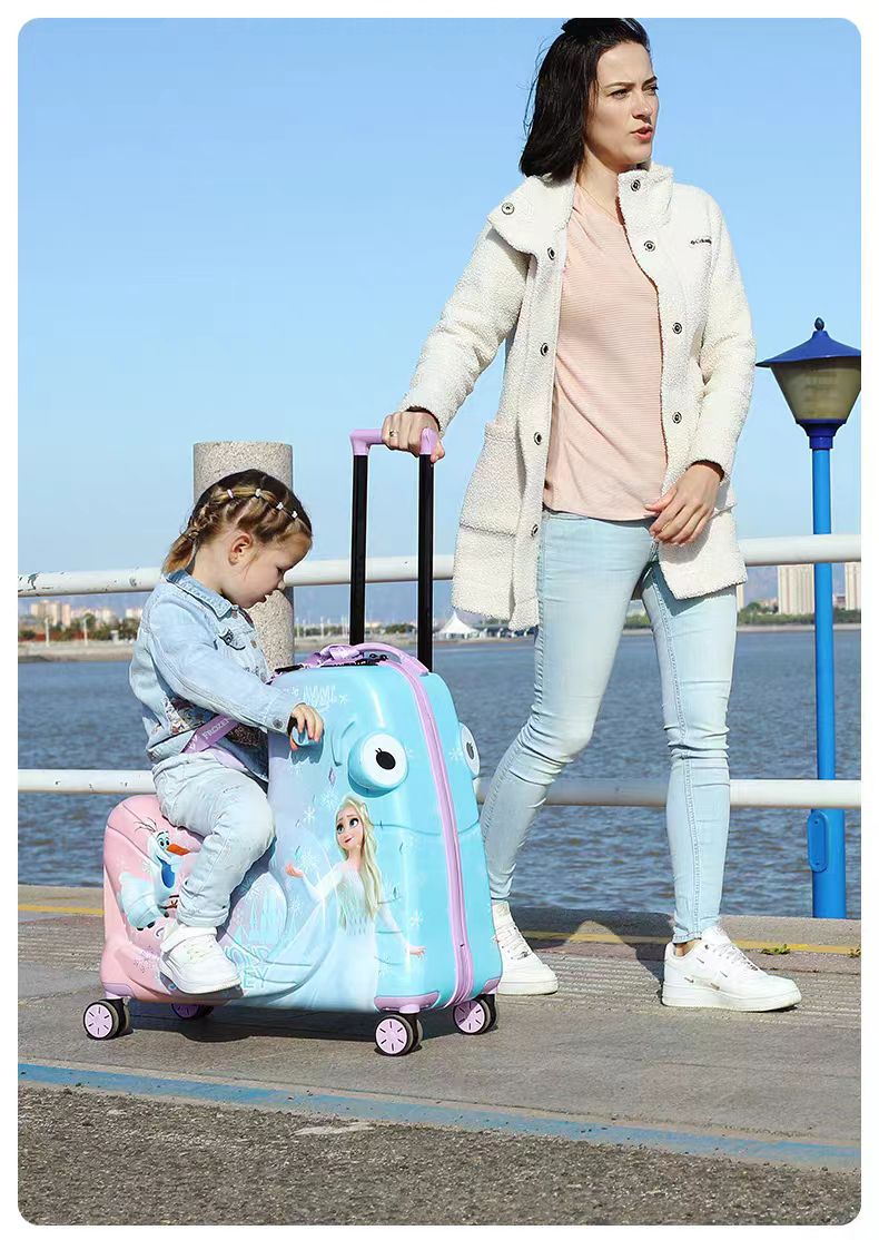 Maleta niños trolley case troyano cartoon travel case baby case embarque engrosado niños trolley case pic 2