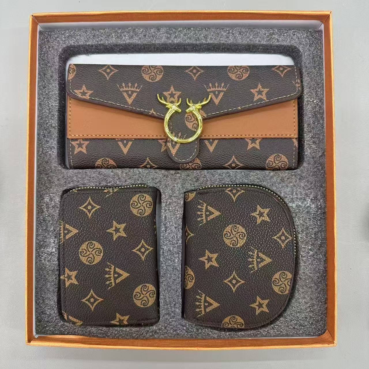 2024新款三件套礼盒装钱夹卡包套盒详情44