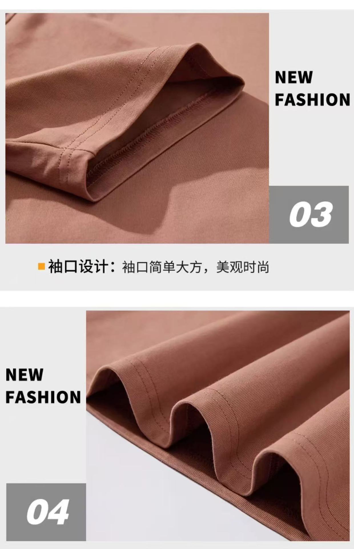 320G heavy-duty short-sleeved T-shirt for men, loose pure cotton base layer, high-end small neckline, solid color American-style T-shirt for both men and women, half sleeve pic 12