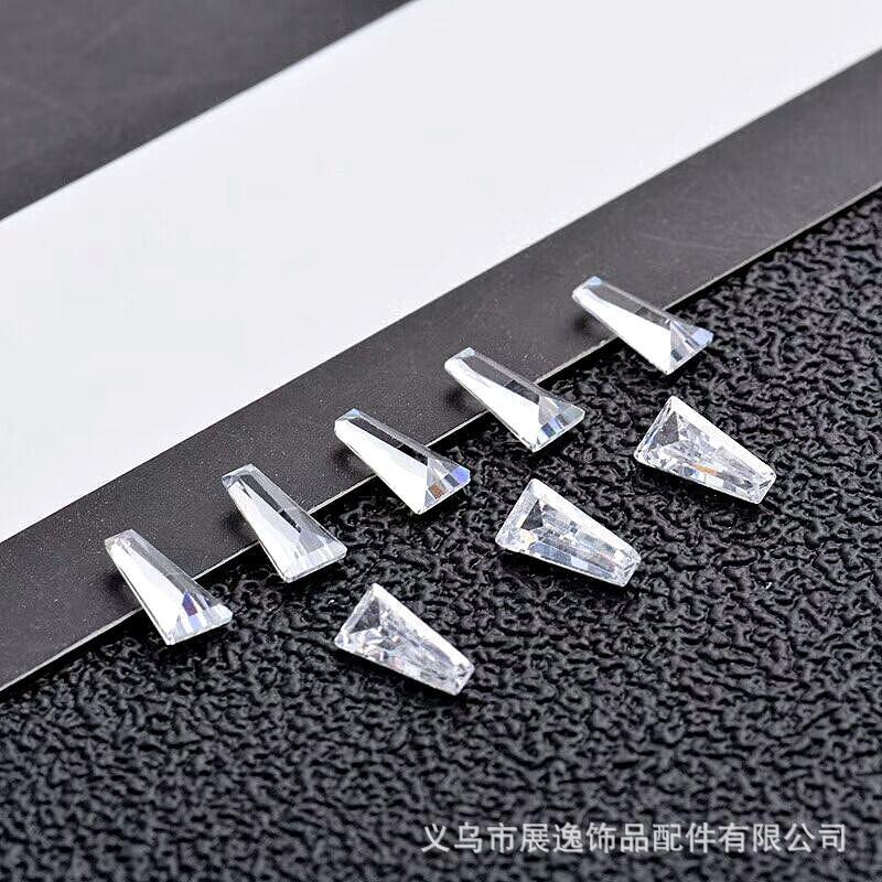 网红爆款高品质梯形锆石多规格源头厂家直供现货批发diy服装首饰详情2