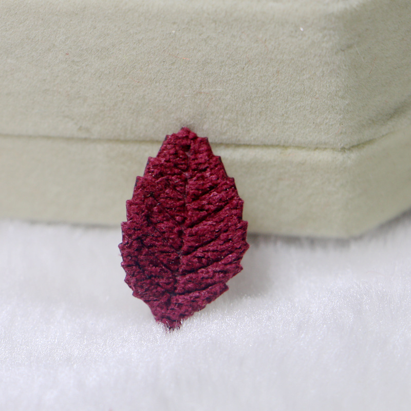 仿真树叶超声波压花毛线叶子DIY饰品服饰儿童打底裤鞋帽辅料配件详情8