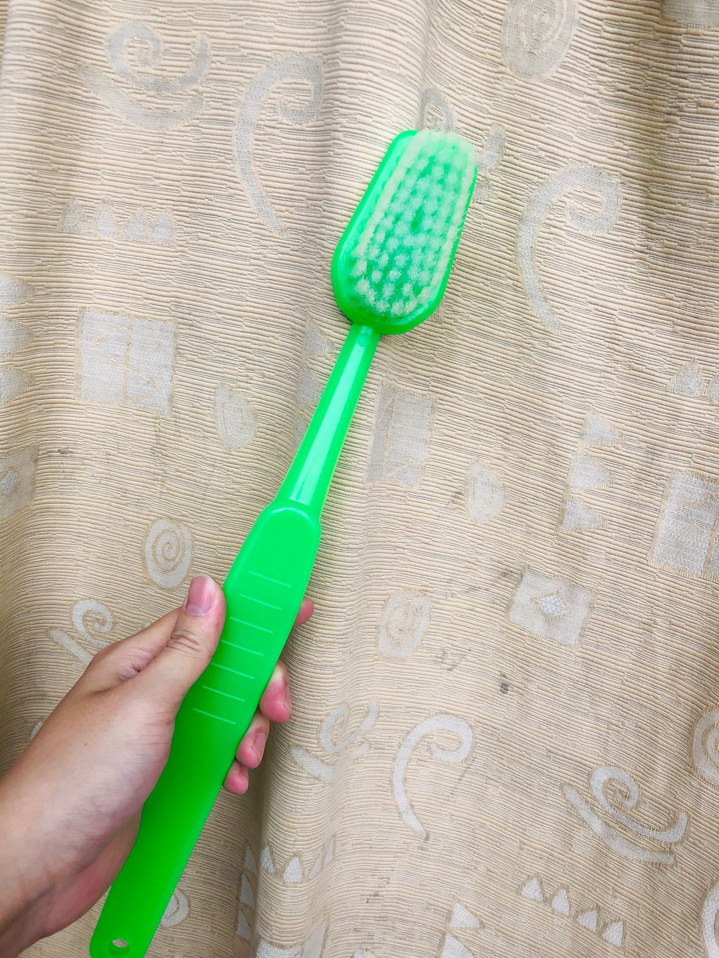 Large toothbrush, big toothbrush, scrubbing brush, bathing brush, cleaning brush, hotel long-handled massage, back rubbing, bath brush, bath brush pic 6