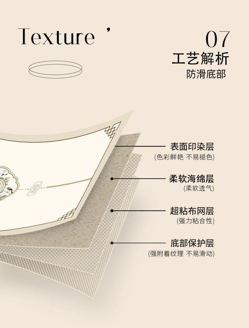 国潮新中式桌垫防水防油防烫桌面垫中国风餐桌垫长方形茶几免洗详情16