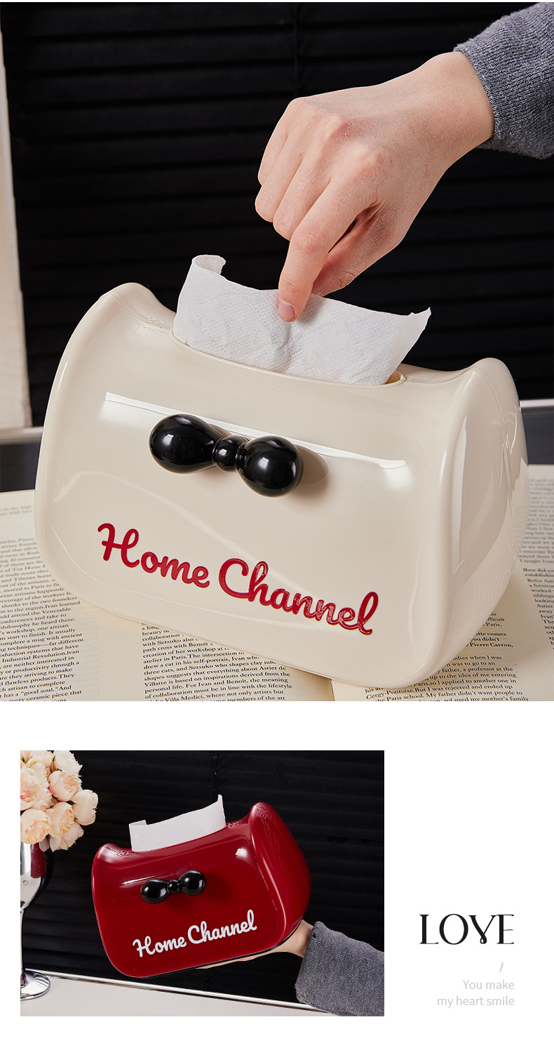 Personalized tissue storage box, home creative napkin box with spring, living room coffee table, bedside dopamine tissue box pic 9