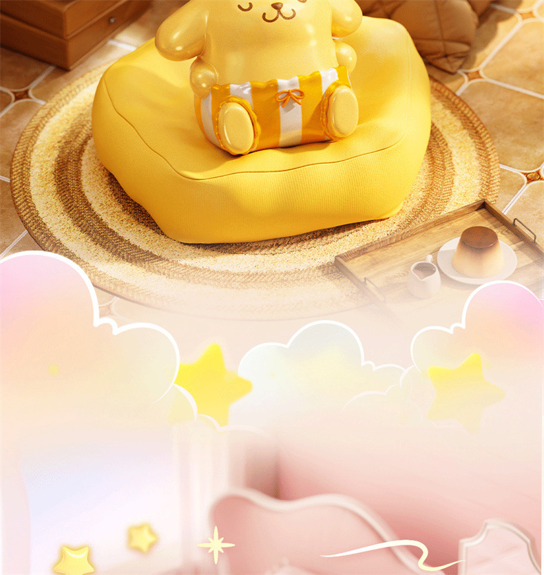 正版三丽鸥软绵沙发睡姿系列摆件库洛米帕恰狗hellokitty周边礼物详情9