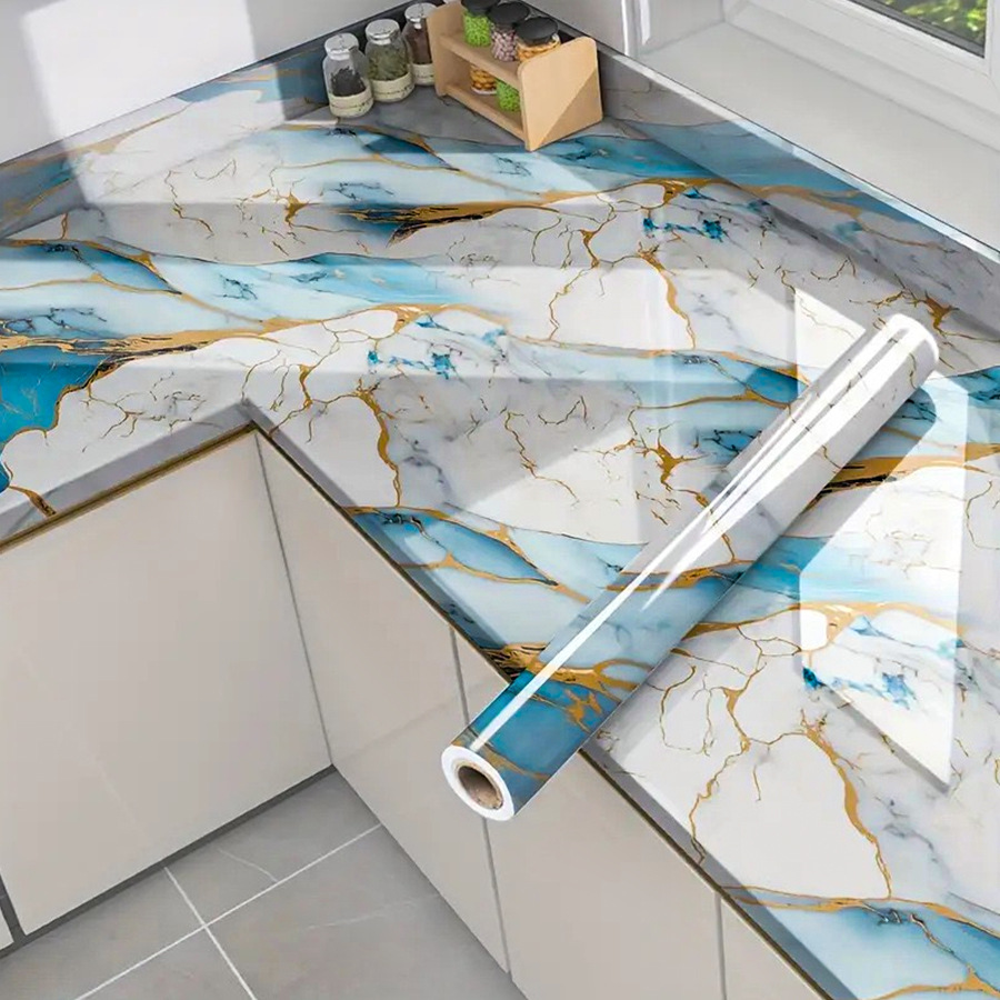Cross-border exclusive Gilt Marble-patterned wallpaper for home decoration building materials background wall Gilt Marblewallpaper pic 36