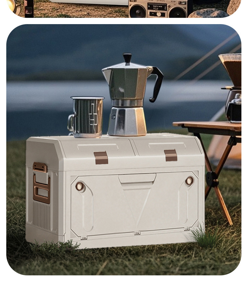Large-capacity outdoor camping suv vehicle-mounted storage box and thickened outdoor organizing box for free delivery vehicles pic 19