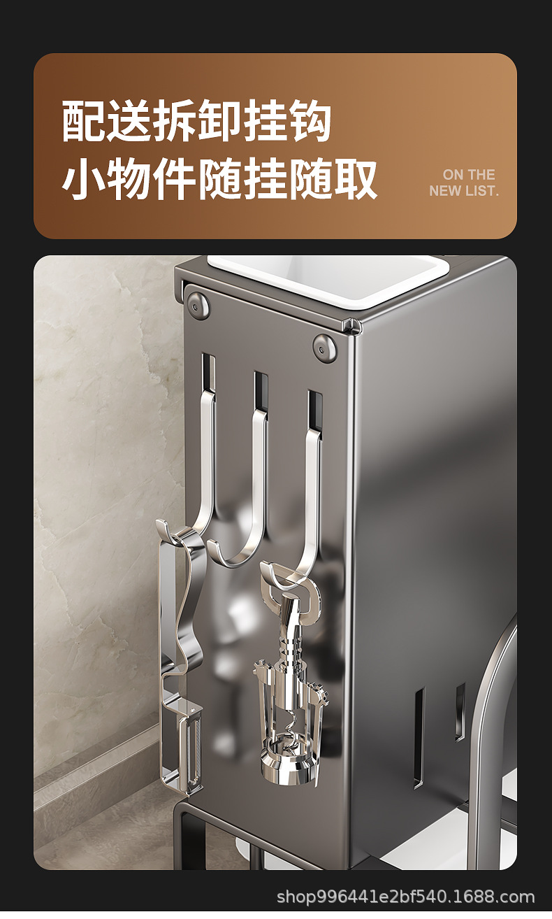 Wholesale integrated chopstick holder, knife rack, kitchen household cutting board, kitchen knife countertop, multi-functional draining storage rack pic 23