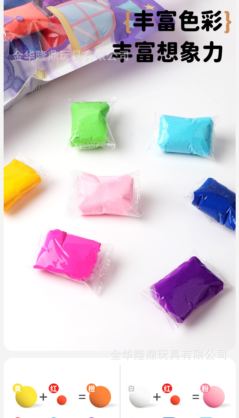 Nuevo creativo sanrio familia serie cool lomi 12 colores /24 colores /36 colores juguete de arcilla ligera para niños pic 8