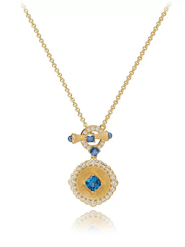 Серебряное позолоченное золото S925 s925, итальянское искусственное колье из ретро-ремесла pic 4