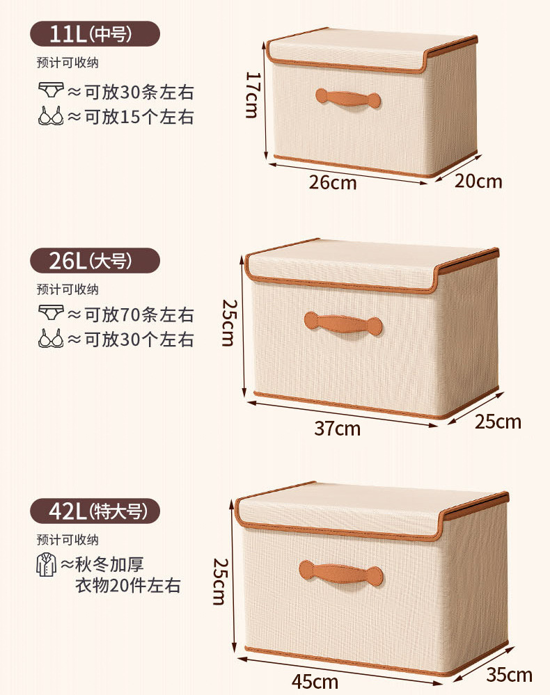 Large-capacity foldable clothing storage box, household dust-proof clothing and quilt organization and storage box with cover pic 10