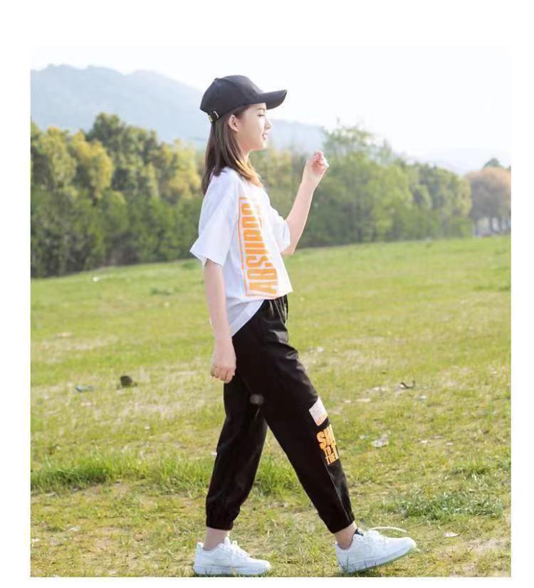 女童夏装2025新款短袖t恤夏款中大童洋气时髦衣服儿童夏季套装潮详情13