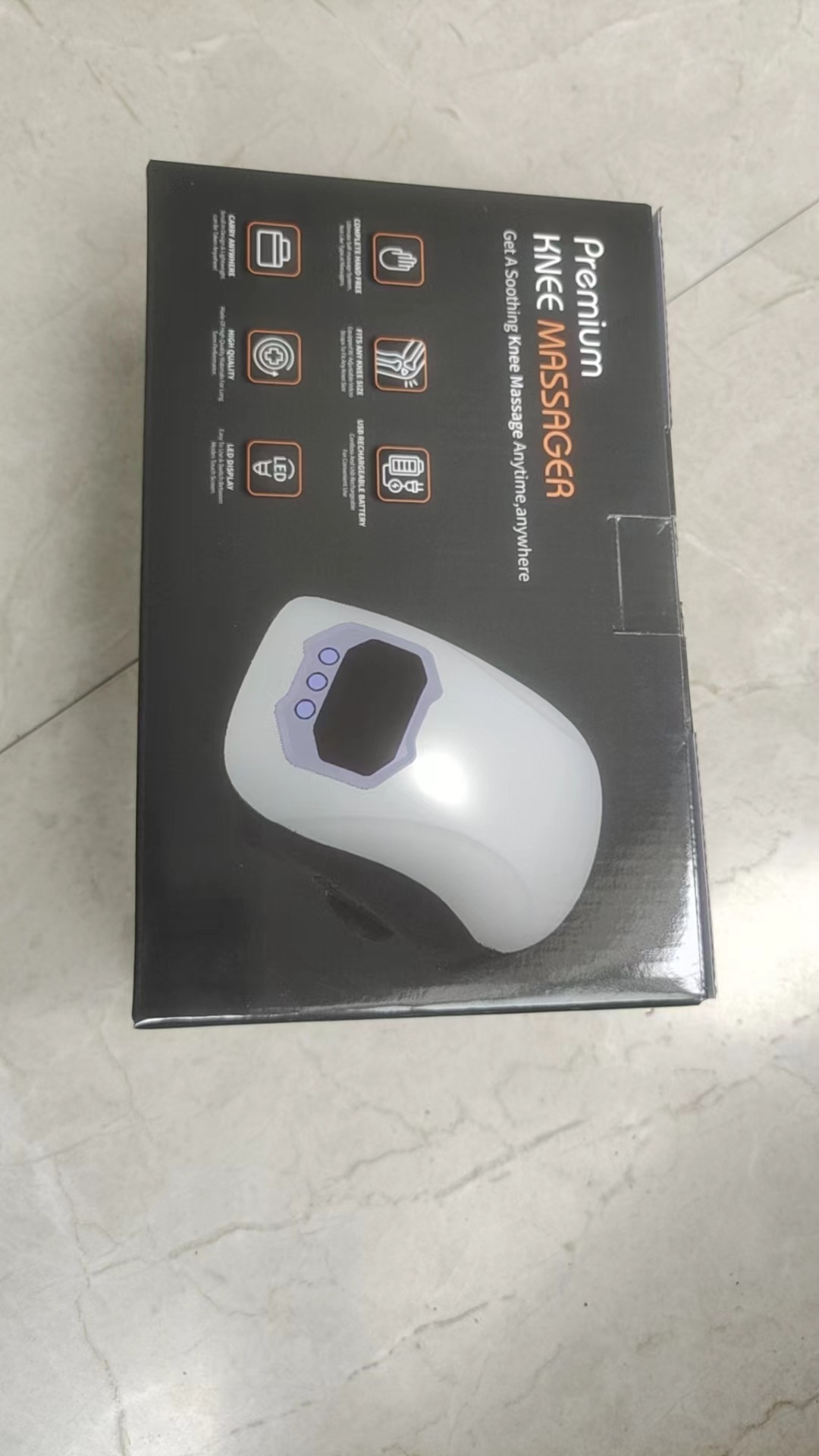 New electric heating knee massage device for cold legs, hot compress, moxibustion, vibration massage, knee protection and physiotherapy for the elderly pic 6