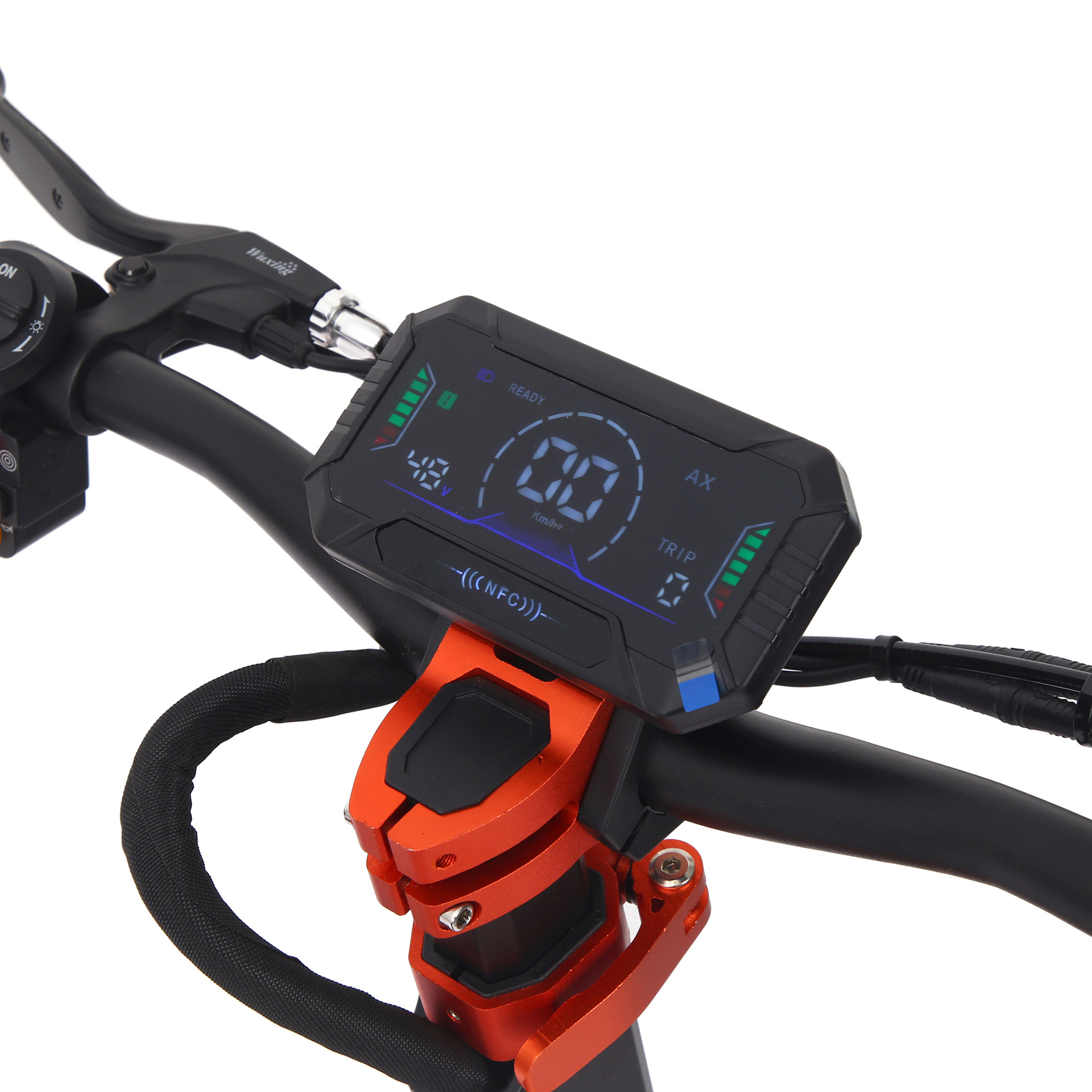 Cross-border two-wheeled electric scooter with trunk, adult commuting vehicle, foldable and portable chauffeur pic 8