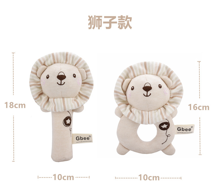 New organic cotton hand rattle for babies and infants, baby comfort rattle, 0-1 year old baby rattle, bed bell pendant pic 19