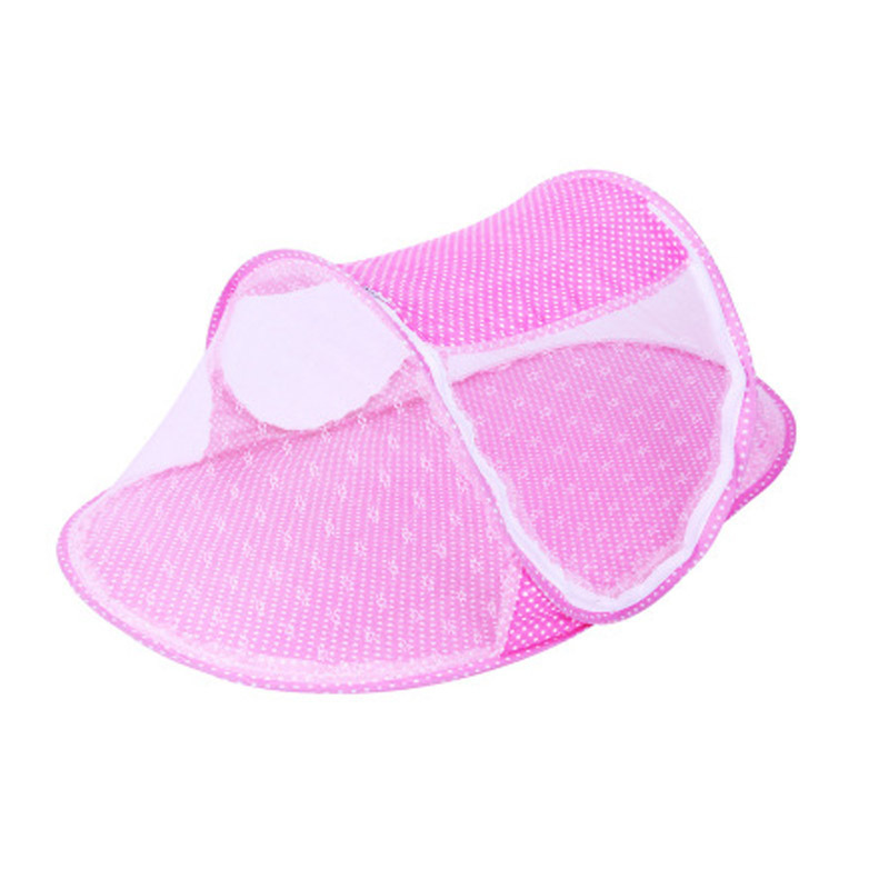 跨境爆款婴儿蚊帐新款宝宝折叠式带棉垫蚊帐床儿童卡通防蚊床批发详情57