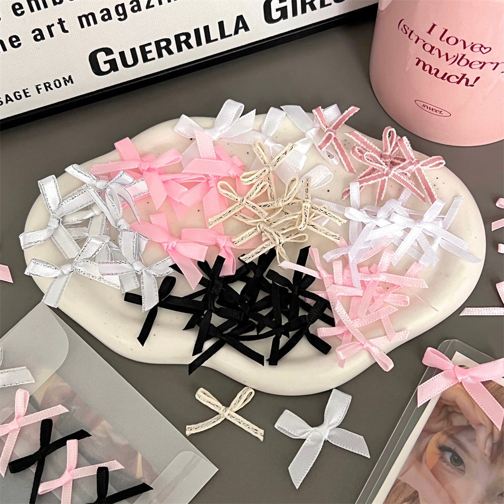 The new DIY small bow accessories are paired with card packaging materials, small card packaging decorations, small accessories and auxiliary materials pic 47