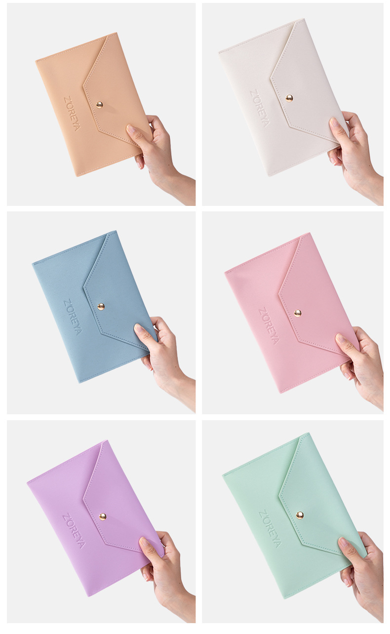 卓尔雅美妆工具化妆刷收纳包六色PU信封式便携防尘手拿包批发箱包皮具手机包详情12