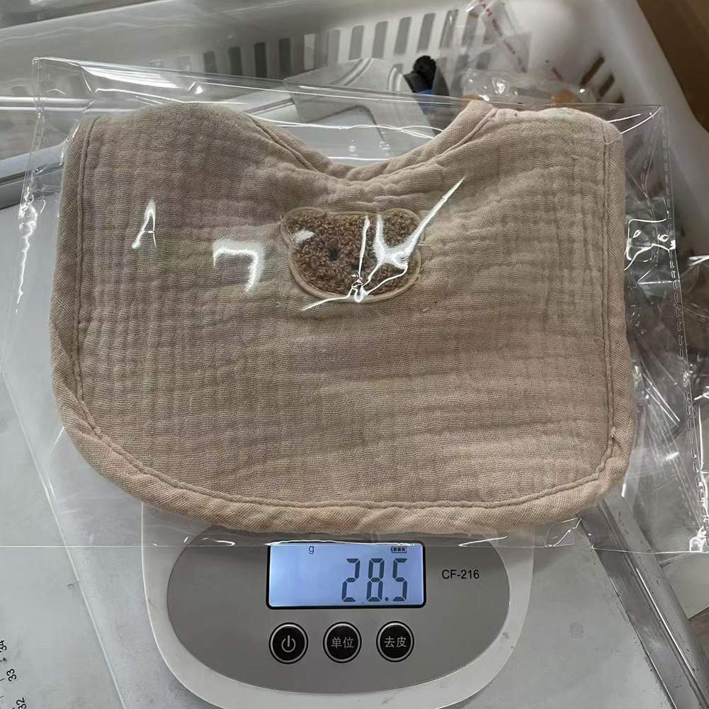 婴儿纯棉新生儿围嘴围脖宝宝口水巾防水吐奶垫巾围兜男女宝宝四季详情9