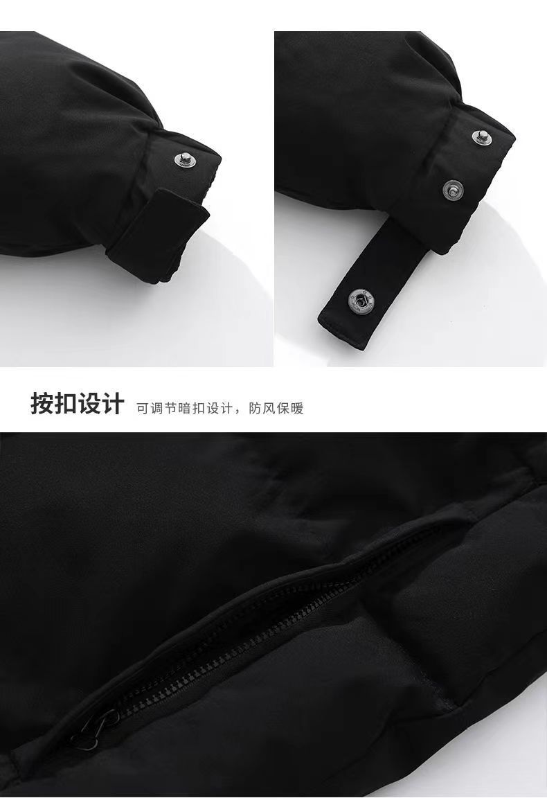 The new 2025 Dongdaemun thickened and loose cotton-padded jacket for the art examination school uniform of the Central Academy of Drama, which is super long and knee-length for women pic 12