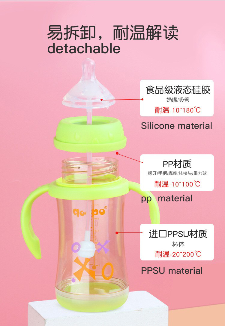婴儿奶瓶防胀气奶瓶120ml 新品上市 安全材质 无毒透气详情11