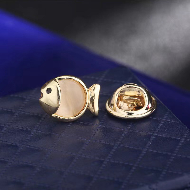 时尚猫眼石蝴蝶结领针胸针女百搭可爱防走光别针固定防走光潮流胸详情24