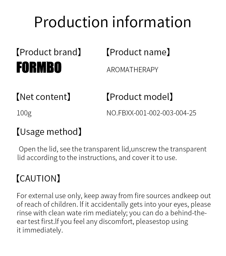 【跨境专供】FORMBO香薰膏天然芳香疗法小圆形蜡烛空气清新剂批发详情16