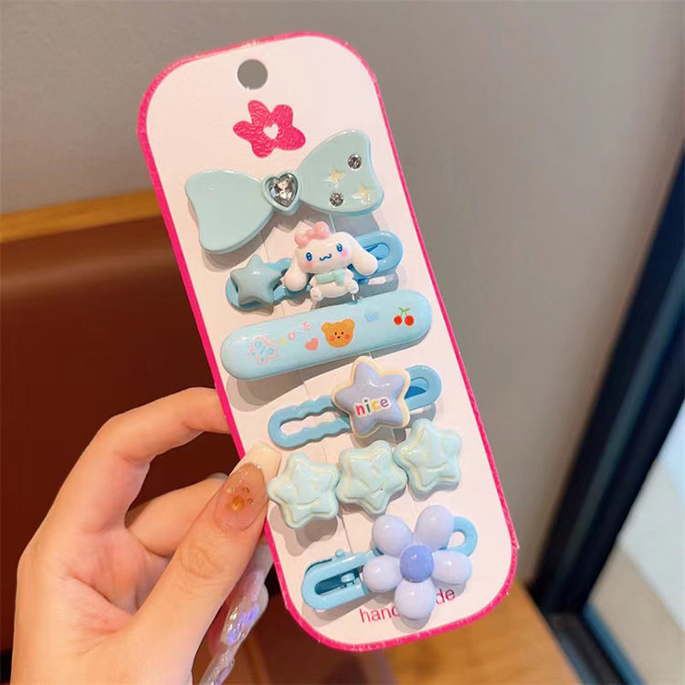 夏季优能新款彩色多巴胺儿童发夹女童发饰可爱卡通发卡网红头饰详情11