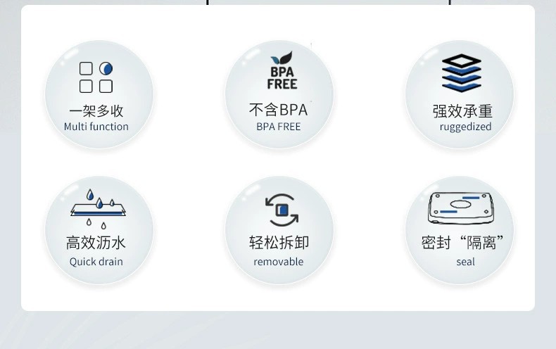 防尘带盖奶瓶架晾干架多功能折叠沥水架奶嘴滤水架收纳盒装旅行款详情7