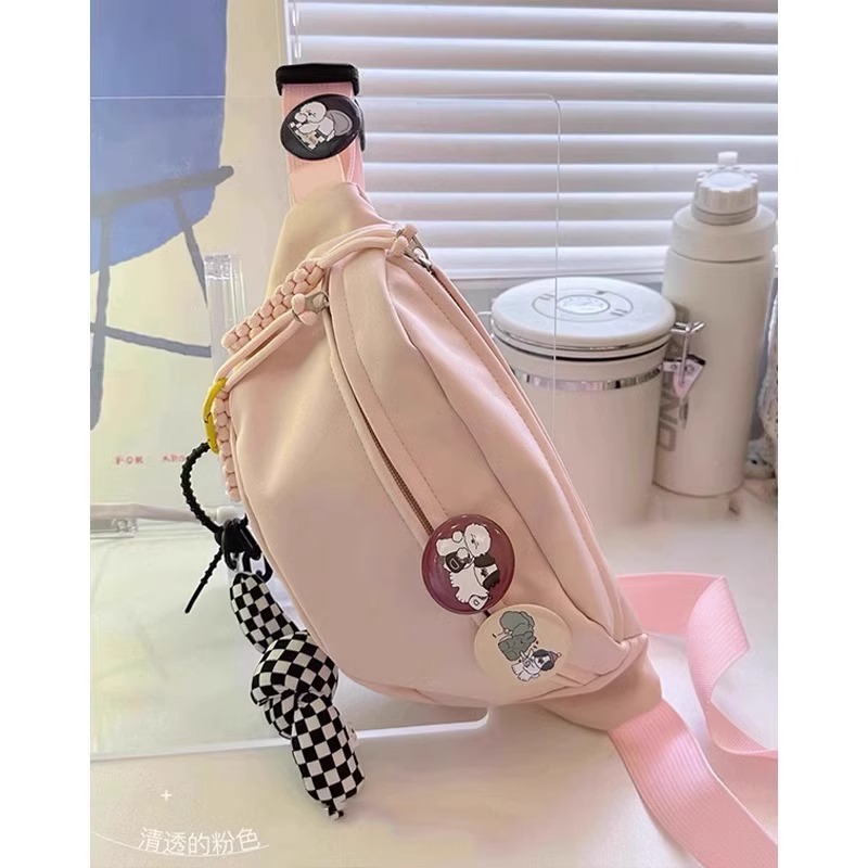 斜挎包女款潮流胸包女生运动单肩包女手机ins小挎包背包腰包新款详情4