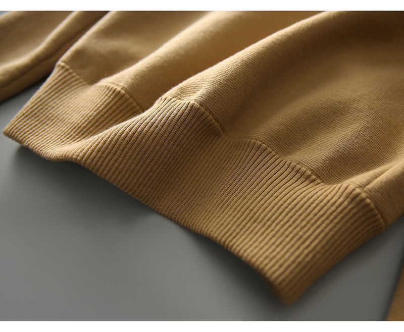 高端精品法式慵懒风秋质显瘦款美丽奴羊毛针织外套+阔腿裤裙套装详情13