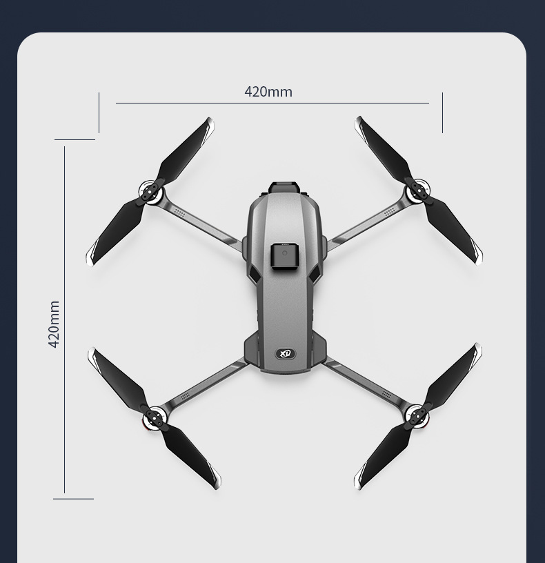 The latest S880 professional unmanned aerial vehicle, equipped with a large screen control for long-distance 12-kilometer video transmission and a 3-axis gimbal, Pengyi P7Max pic 21