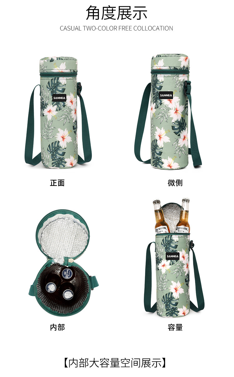 SAN Neng Cross-border thickened lunch bag, hand-held outdoor ice pack, new insulated bag, large capacity lunch box bag, picnic ice pack pic 11