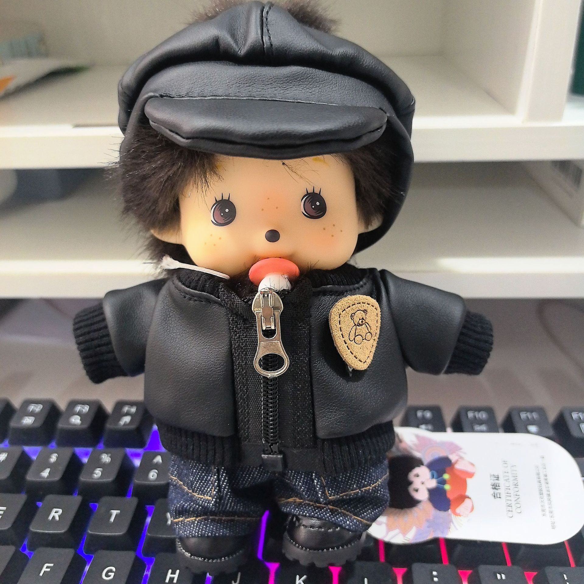 Factory direct sales of genuine Mengqiqi plush toy pendants and accessories, 15cm dolls, cross-border toys wholesale pic 9