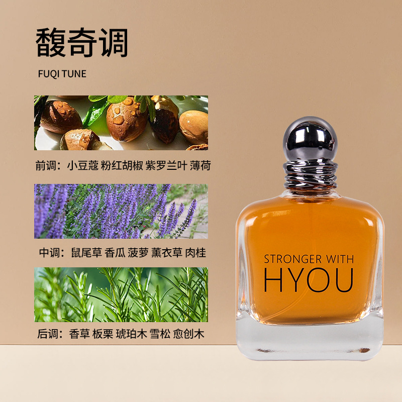 跨境专供坚强男女士香水100ml木质花香调清新自然持久淡香水喷雾详情13