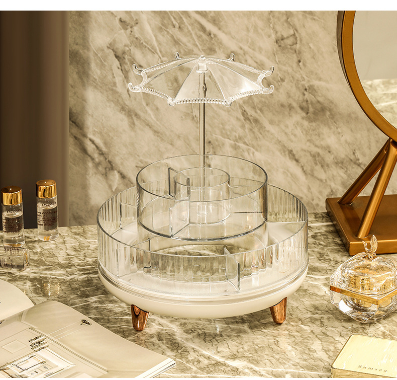 Lipstick storage box, desktop cosmetics, lipstick display stand, thickened transparent essence, eye cream and skin care product rack pic 26