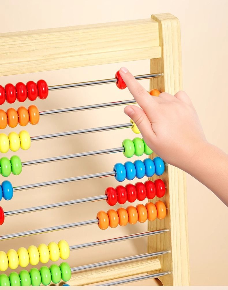 计算架幼儿园小学生数学算数棒儿童珠算架算盘加减法算术教具早教详情3