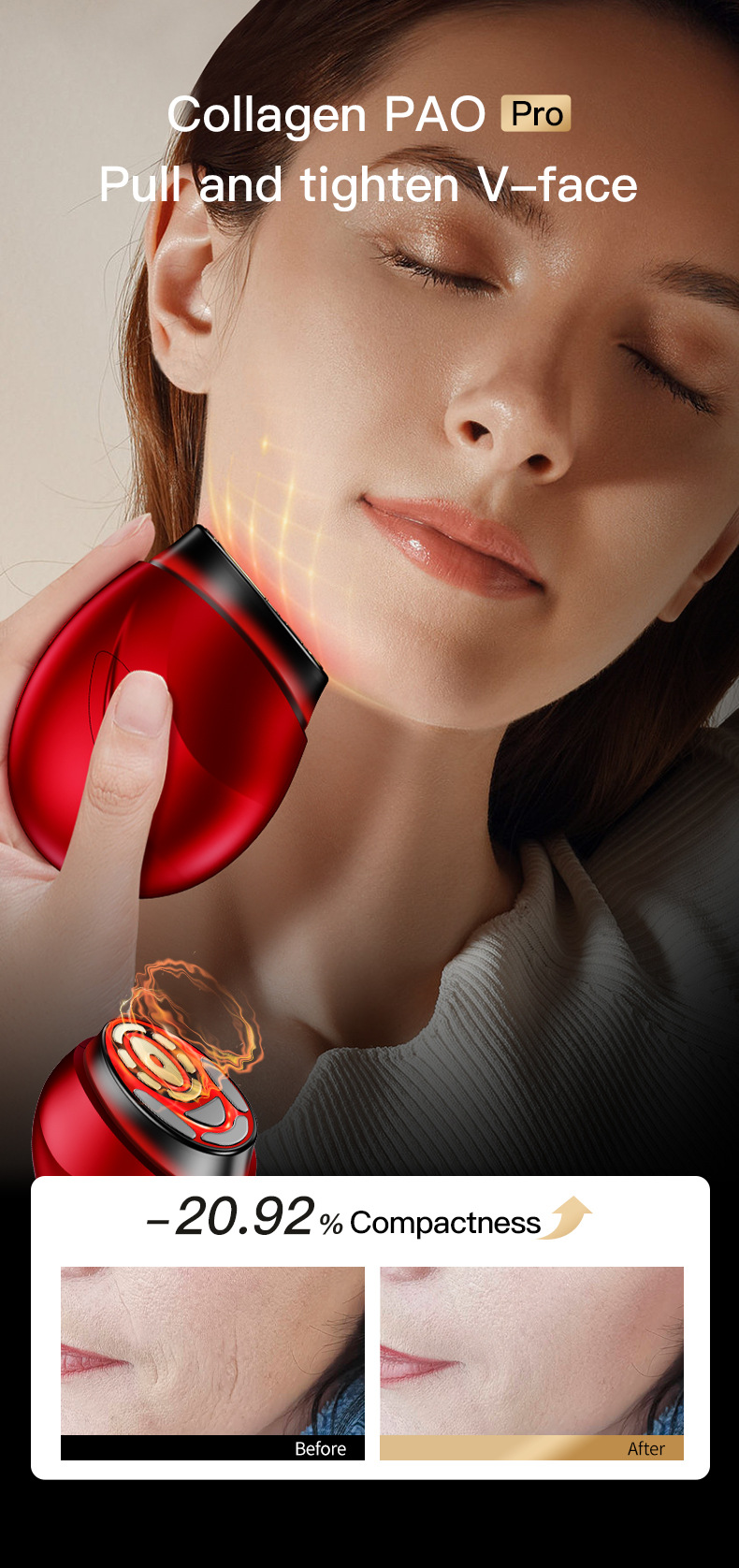 shanilak Cross-border Upgraded Beauty Device Lifting, firming and rejuvenating Skin Introduction Device Home facial EMS microcurrent beauty device pic 8