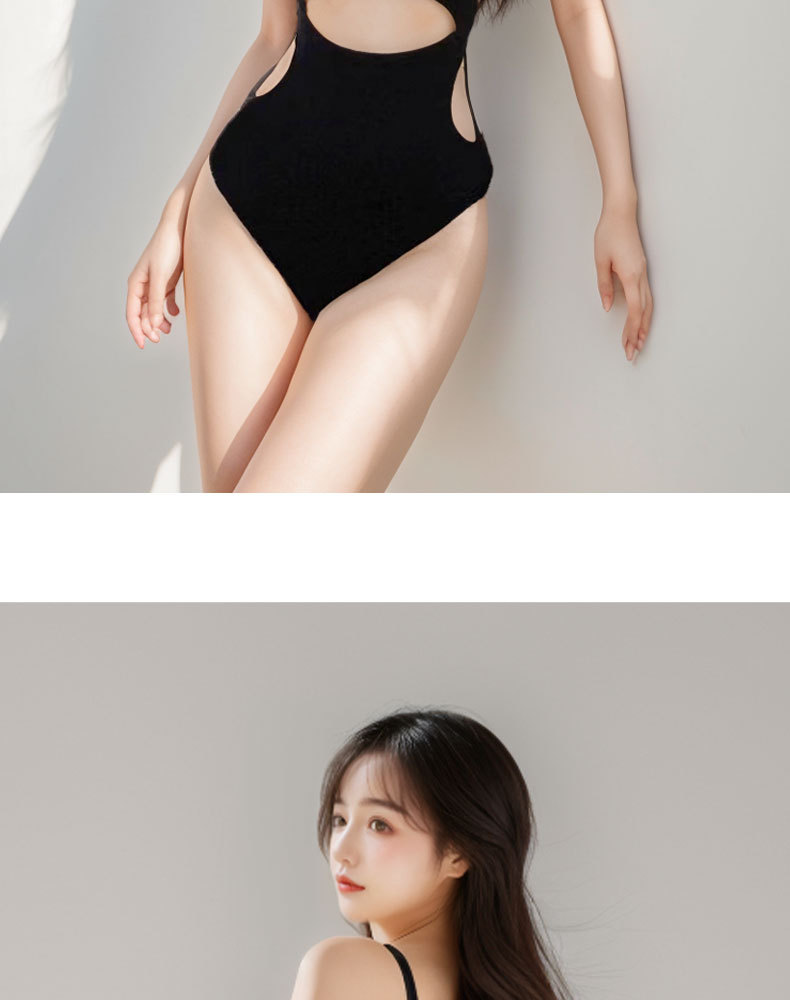 Swimsuit Women 2025 New one-piece sexy small bust, slimming and belly covering, high-end seaside vacation swimsuit -125085 pic 17