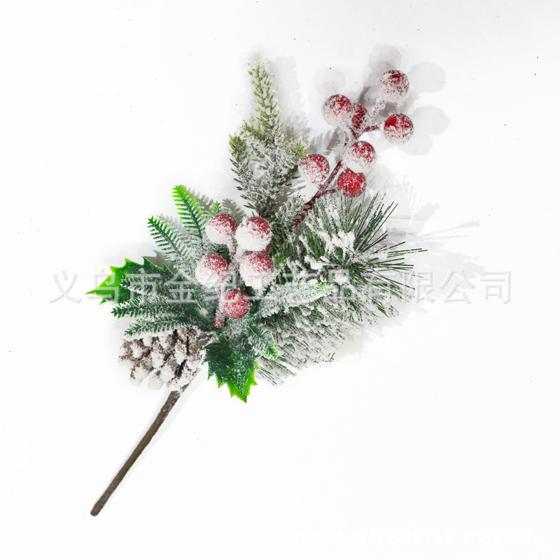 圣诞节日用品一站式购买 圣诞喷雪花插支创意摆件 圣诞装饰品精选 圣诞氛围布置必备品详情5