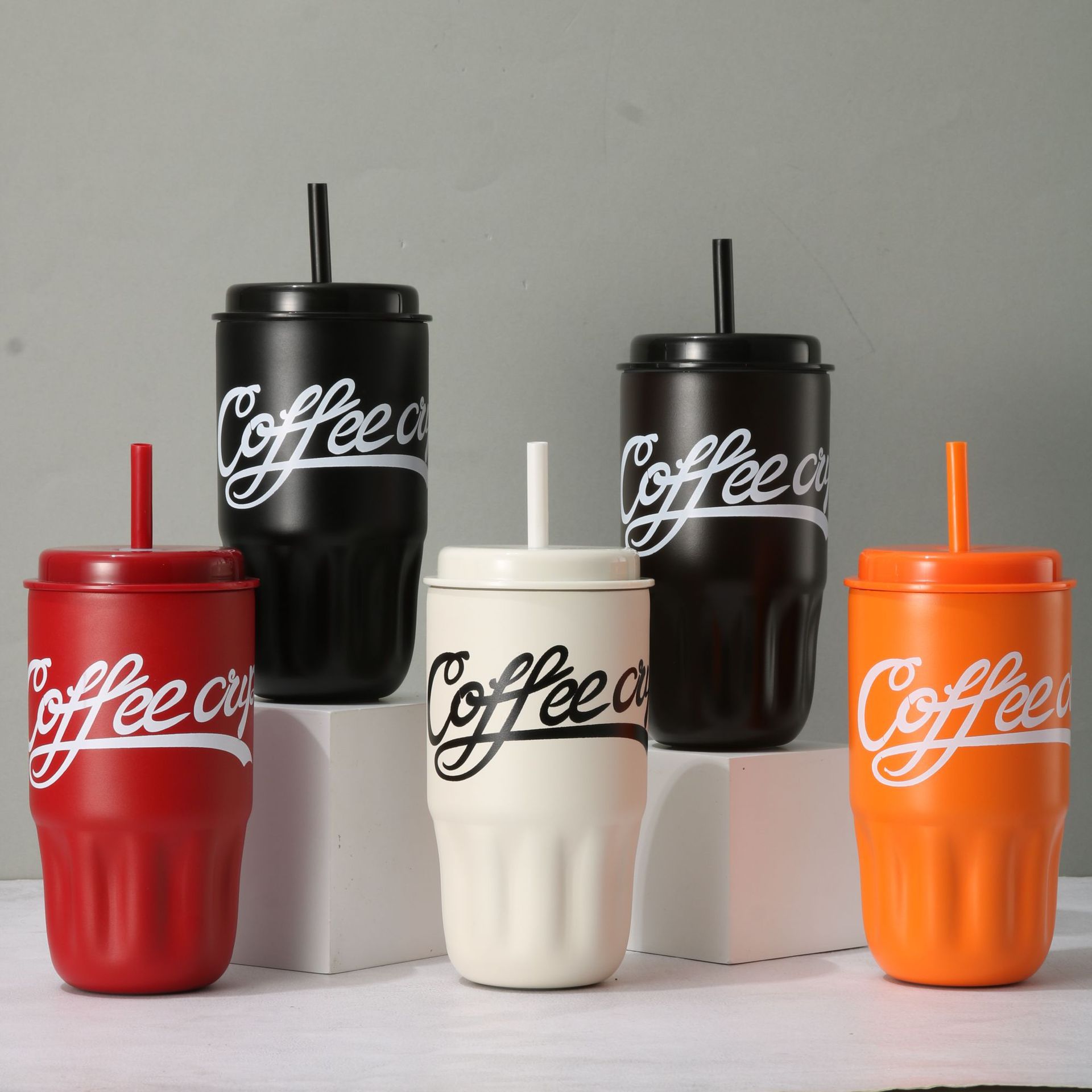 跨境316不锈钢咖啡杯高颜值便携式车载保温杯商务办公礼品杯批发详情1